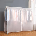 HASTHIP Clothes Rack Cover for Dustproof Organization with 2 Piece Design and PEVA 150x120cm