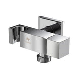 HASTHIP Copper Angle Valve for Bathroom and Laundry Use with Square Twist Control | Rust Resistant Metal Construction