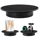 1Pcs Electric Rotating Display Stand, USB Charge 360 Degree Rotating Turntable, 20CM /Load 8KG, Multi-Functional Rotary Table for Photography Products Shows, Jewelry, Cake (Without Battery)
