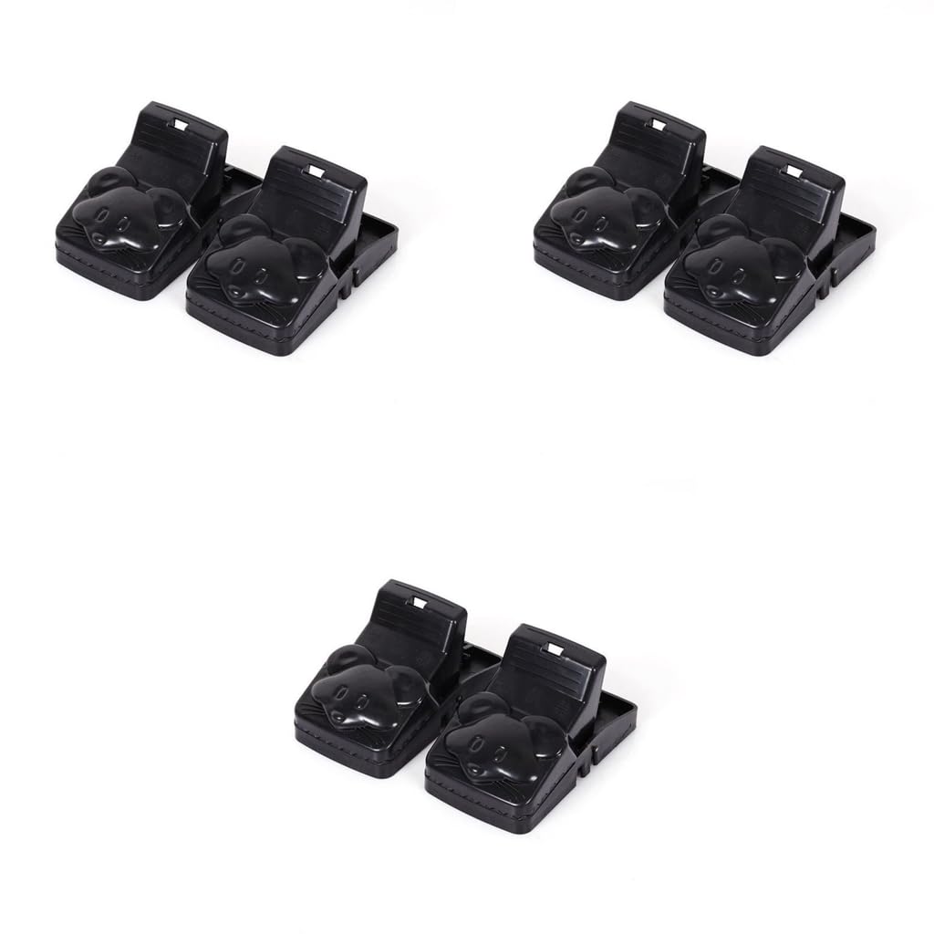 HASTHIP Rat Traps for House and Garden with Ultra Fast Trigger Mechanism | 6PCS Set
