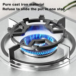 HASTHIP® Cast Iron Wok Ring for Gas Stove, Universal Durable Metal Kitchen Burner Stand, Gas Burner Accessories