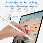 HASTHIP® Stylus Pen Compatible with iPad 2018-2024, Magnetic Attachment, Palm Rejection, Tilt & Pressure Sensitivity, High Precision Drawing Pencil with USB-C Fast Charging & Bluetooth