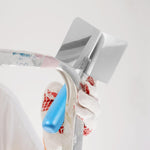 HASTHIP Stainless Steel Trowel Set for Plastering with Hand Welded Sharp Corner Blade 80 x 60mm