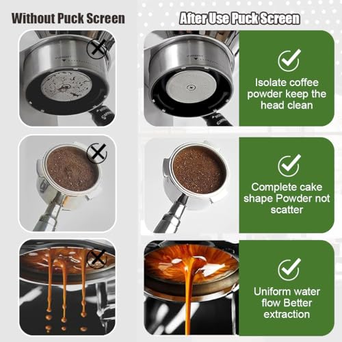 HASTHIP® 51mm Reusable Puck Screen for Espresso Portafilter