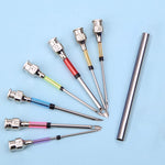 HASTHIP Tufting Punch Needle Kit for DIY Embroidery with 8 Needle Sizes and Stainless Steel Handle | 15 Pcs Set