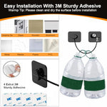 HASTHIP® Paquete de 2 Cerraduras para Puerta de Refrigerador, Cerraduras Multiusos con llaves y Auto Adhesivo Seguridad, para Niños, Electrodomésticos, Armarios, Puerta, Ventana
