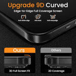 HASTHIP® Compatible with iPhone 13 2pcs HD Screen Protectors Anti-scratch Tempered Glass Screen Protector with Screen Alignment Tool & Accessories Pack