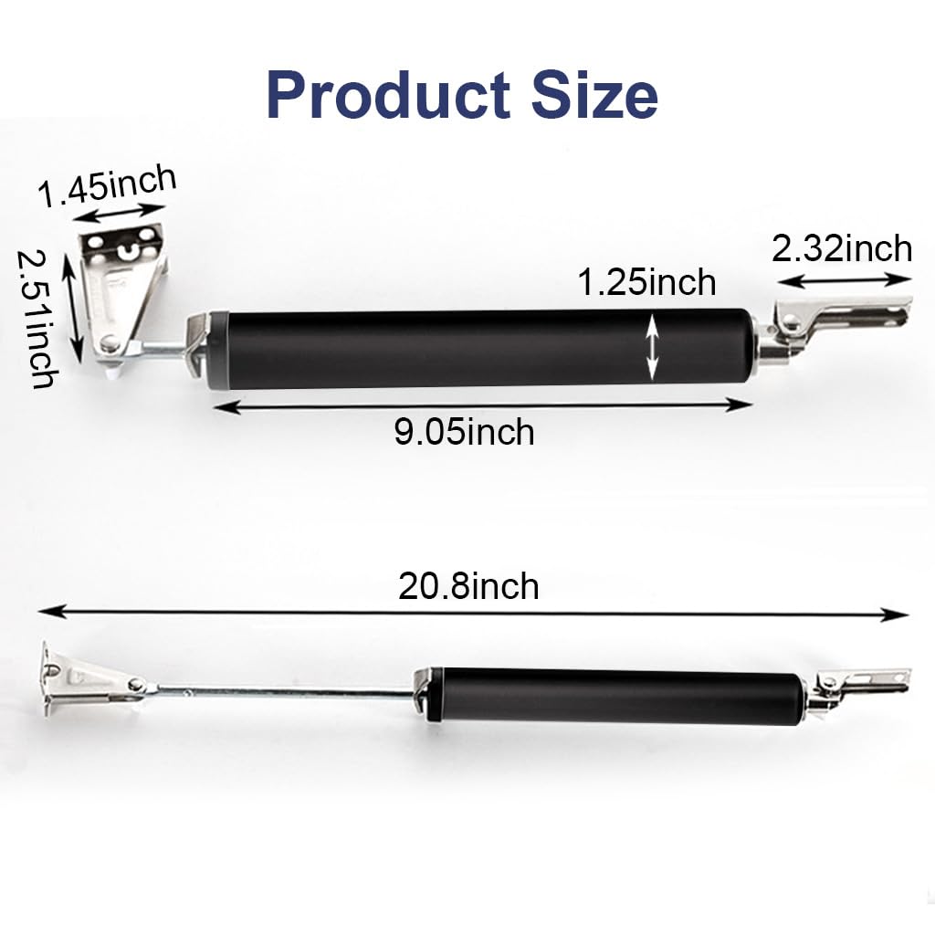 HASTHIP Door Closer for Wooden and Metal Doors featuring Pneumatic Hydraulic Mechanism | Supports Up to 35 Kgs