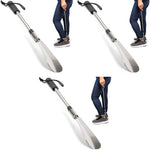 HASTHIP Shoe Horn for Seniors featuring Adjustable Telescopic 16–38 in Metal Handle | 3PCS