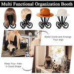 HASTHIP® 3Pcs Wig Stands Wig Holder Octopus-shaped Wig Bracket Universal Size Wig Stands Cap Holder Sun Hat Organizers, 8.7x11.7 inches