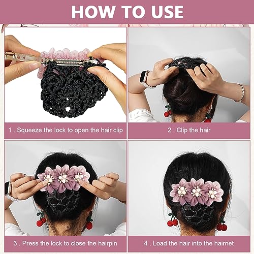 HASTHIP® Accesorios para moños de pelo para mujer