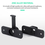 HASTHIP Door Lock for Barn and Sliding Doors with 90° 180° Latch | Zinc Alloy 2PCS Black