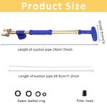 HASTHIP Manual Garden Sprayer for Gardening and Cleaning with Dual Nozzles and Brass Body