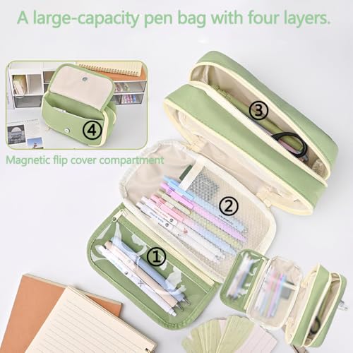 HASTHIP® Student Pencil Pouch,