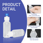 HASTHIP Needle Tip Glue Bottles Set for Craft Projects with 41PCS & Precision Tips | 30ml 50ml 100ml Plastic Squeeze Applicators