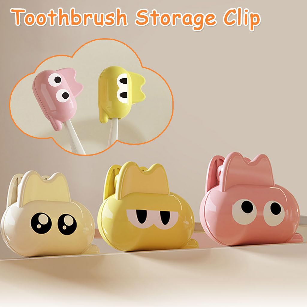 HASTHIP Toothbrush Cover Case for Travel and Home with Dustproof Secure Fit | 3 pcs Multicolor Plastic Protector