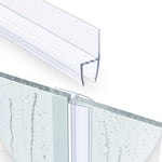 HASTHIP Shower Door Side Seal for Bathroom Waterproofing 6.6 ft featuring Slide in Silicone Strip | Cuttable and Noise Reducing Design