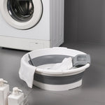 HASTHIP Large Washboard for Hand Washing Clothes featuring 2-in-1 Collapsible Basin 15.9 in | PP and TPR Construction