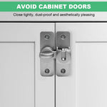 HASTHIP Door Latch Lock for Gate and Closet with 90°/180° Adjustable Design | Zinc Alloy