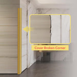 HASTHIP Wall Molding Trim for Home Decoration with Peel and Stick Design | 9.84 ft Golden PVC