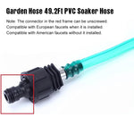 HASTHIP Garden Soaker Hose for Flower Beds and Vegetables featuring 15M PVC Build | Uniform Water Flow