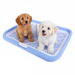 HASTHIP Dog Toilet for Small and Medium Dogs featuring Removable Mesh Grate 65 x 50 cm | Easy Cleanup