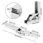 HASTHIP® 90 Degree Folding Door/Shelf Hinge Hidden Bracket Table Holder Furniture Parts(2pcs)