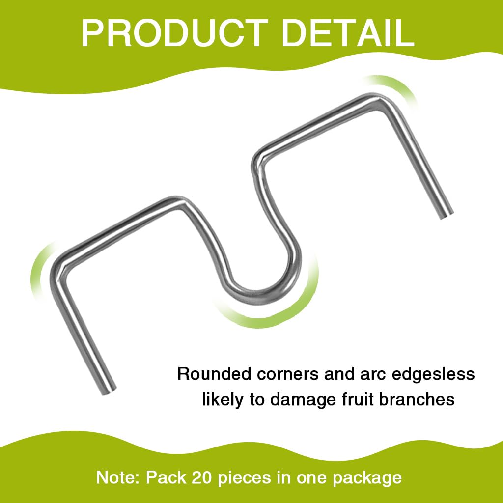 HASTHIP Plant Branch Benders for Tree Training and Shaping with Open Design | 20pcs Metal Clips