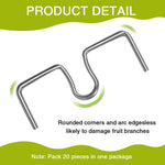 HASTHIP Plant Branch Benders for Tree Training and Shaping with Open Design | 20pcs Metal Clips