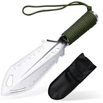 HASTHIP Gardening Shovel for Outdoor & Camping Use with 9 in 1 Tools and Ergonomic Handle | Stainless Steel Multi Tool