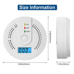 HASTHIP Carbon Monoxide Detector with LCD Display and 85dB Alarm | Advanced Sensor
