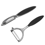 HASTHIP® Y-Shaped and I-Shaped Stainless Steel Peelers, with Ergonomic Non-Slip Handle & Sharp Blade, Good Sturdy (2PCS)