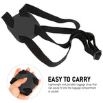 HASTHIP Luggage Straps for Travel Suitcases featuring Quick Release Buckles and Adjustable Polyester Bands | 2Pcs Black Set