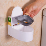 HASTHIP Ash Tray for Cigarette featuring Toilet-Inspired Lid and Removable Steel Liner | Wall or Desk Use