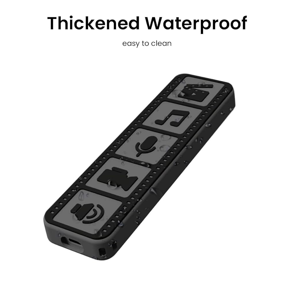 HASTHIP® Silicone Remote Cover for Apple TV 4K Remote Wear Resistant Silicone Protective Silicone Skin Cover Anti-Scratch Remote Case for Apple TV 4K Remote