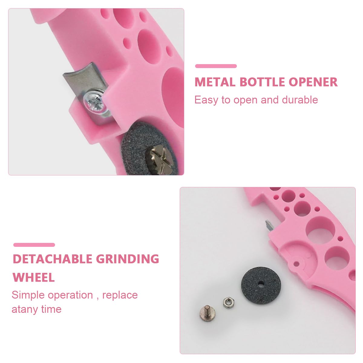 HASTHIP Ampule Cutter Combo with 10 Replaceable Grinding Wheels for Glass Bottles and DIY Crafts