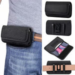 HASTHIP® Anti-Scratch Nylon Phone Holster Clip On Phone Holster Protective Case for Galaxy S23/S22 Ultra 5G