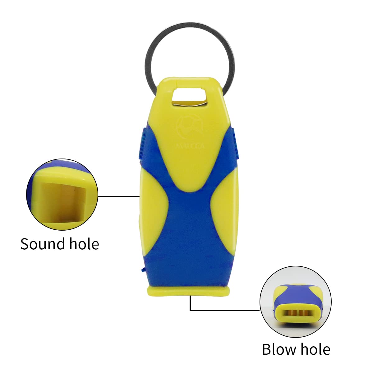 Whistle for Sports Coach with Lanyard, Professioinal Sports Whistles, Whistle High Sound, Hyper Whistle for Referee, Coaches, Sports, Life Guard, Self Defense, Survival