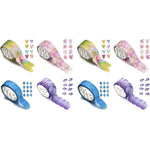 HASTHIP Flower Petal Washi Tape for Scrapbooking and Journal DIY featuring 200 Petals/Roll | Natural Purple Design Stickers