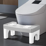 HASTHIP Toilet Stool for Natural Posture with 6 Foot Massager Rollers and Anti Slip Surface 40x21x17cm