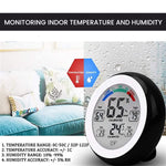 HASTHIP Hygrometer Humidity Gauge Meter for Indoor and Outdoor Use with IPX6 Sensor | LCD Color Display and 60m Wireless Range