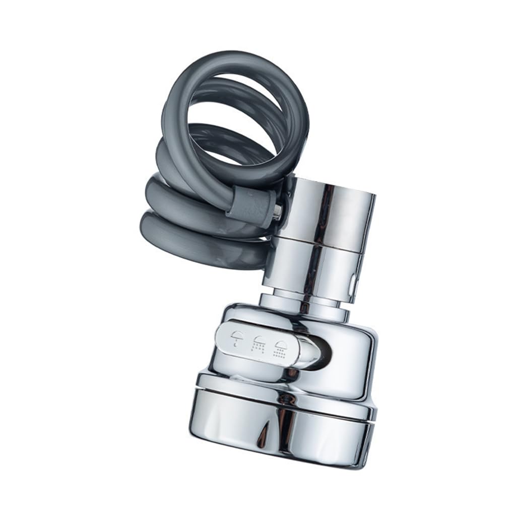 HASTHIP Kitchen Faucet Extender with 360° Rotation and 3 Spray Modes for High Arch Spouts | ABS Hose Extension for Deep Sinks