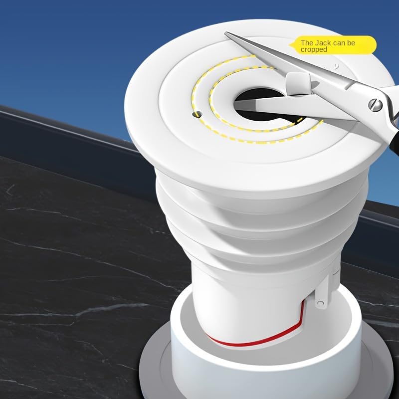 HASTHIP Bathroom Water Drainer for Sink and Floor Use with Magnetic Odor-Proof Seal | Flexible Silicone Fit