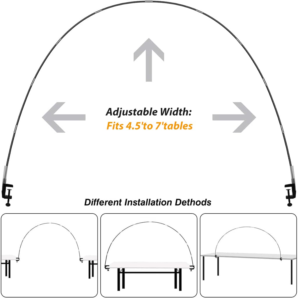 HASTHIP Wedding Table Balloon Arch Stand Kit for Party and Birthday | Easy DIY Fiber Rod Set of 3