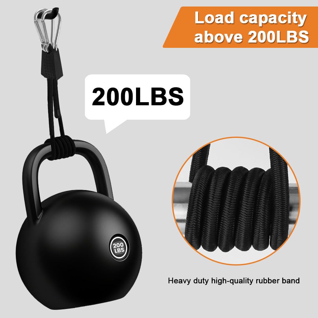 HASTHIP 3.3ft Bungee Cords for Bike, 2-Pack