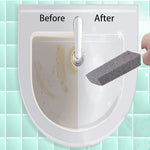 HASTHIP Metal Toilet Cleaner Brush for Bathroom and Pool Tiles with Handle | 2 Pcs Grey