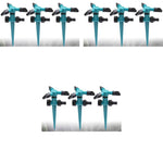 HASTHIP Garden Sprinkler for Lawn Watering with 360° Rotation and 9pcs Set | Adjustable Three-Outlet ABS Design