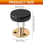 HASTHIP Headboard Stoppers for Bed Frame with 47–64mm Adjustable Screw-Fixed Design | Metal Supports Prevent Noise and Wall Damage