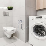 HASTHIP Washing Machine Tap for Bathroom and Kitchen featuring Two Way Design | Chrome-Plated Brass Fixture