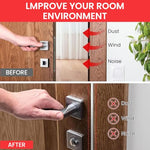 HASTHIP® 19.7Ft Door Seal Strip Self Adhesive Door Frame Seal Strip Cushioning Hollow Out Door Seal Strip Cuttable Door Seal Strip Noise Reduction Door Frame Seal Strip 2 PCS